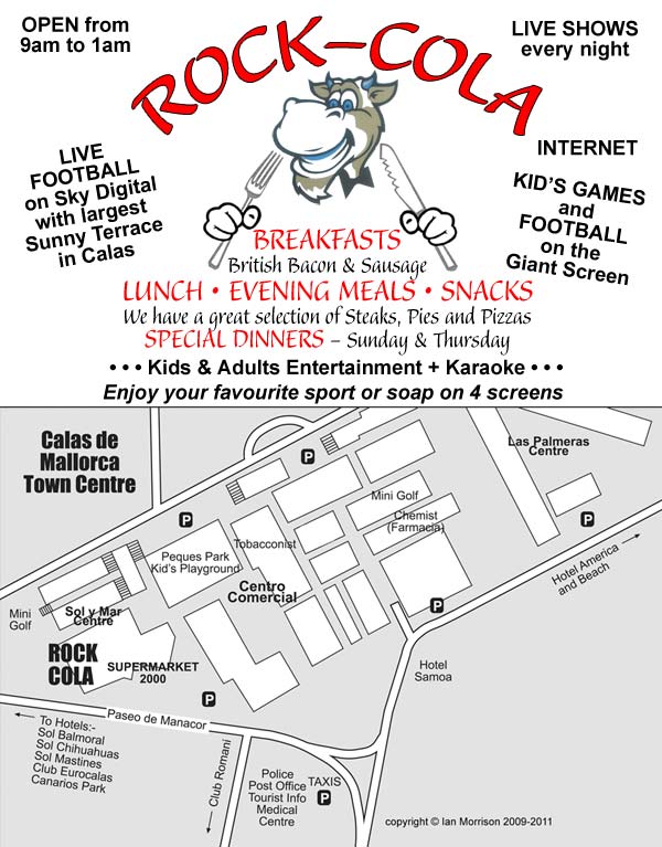 the 3 lions bar, calas de mallorca, majorca